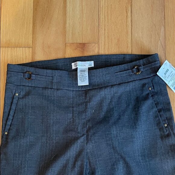 89th & Madison Charcoal Dress Pants - Picture 3 of 6